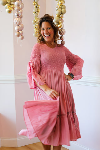 Ruched Bodice Dress