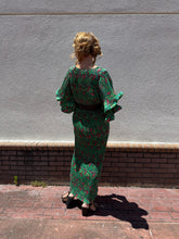 Load image into Gallery viewer, Green Pleated Dress
