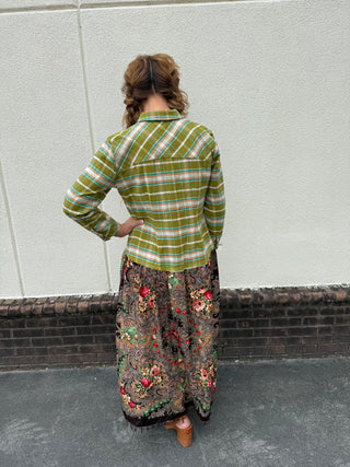 Beatrice Plaid Duster Dress