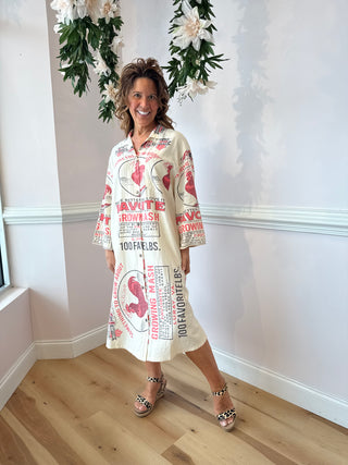 Market Sack Duster Dress