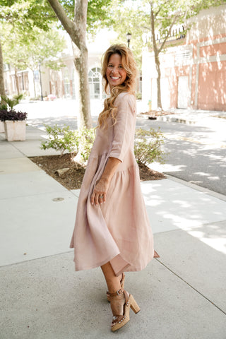 Scarlett Linen Dress