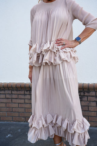 Silky Pleated Layers Set