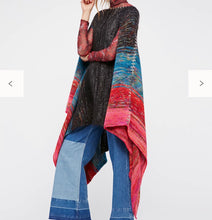 Load image into Gallery viewer, FP Gemstone Stripe Poncho
