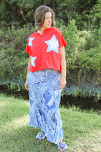Load image into Gallery viewer, Star Patched Red Top
