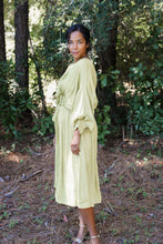 Load image into Gallery viewer, Chartreuse Silk Dress
