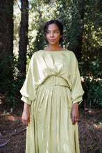 Load image into Gallery viewer, Chartreuse Silk Dress
