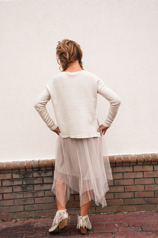 Ribbed Sweater Dress Set