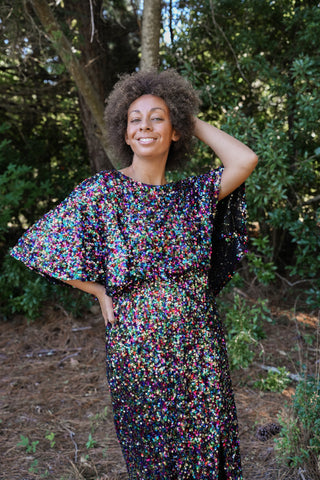 Tis The Season Sequin Maxi Dress