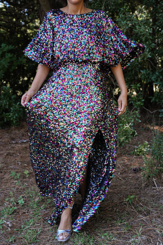 Tis The Season Sequin Maxi Dress
