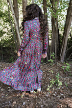 Load image into Gallery viewer, Sequin Floral Maxi Dress
