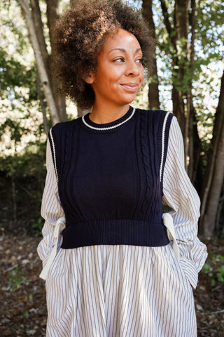 Blanche Sweater Vest Dress