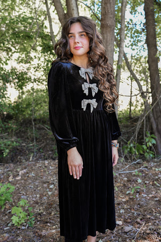 Diamond Velvet Dress