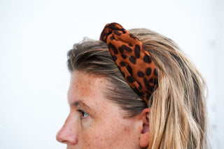 Leopard Knot Headband