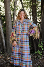 Load image into Gallery viewer, Gigi Peacock Plaid Dress
