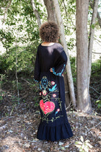 Load image into Gallery viewer, Raven Embroidered Maxi Dress
