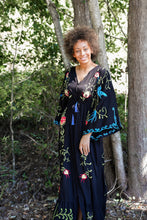 Load image into Gallery viewer, Raven Embroidered Maxi Dress
