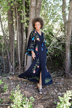 Load image into Gallery viewer, Raven Embroidered Maxi Dress
