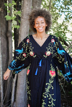 Load image into Gallery viewer, Raven Embroidered Maxi Dress
