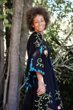 Load image into Gallery viewer, Raven Embroidered Maxi Dress
