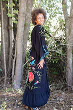 Load image into Gallery viewer, Raven Embroidered Maxi Dress
