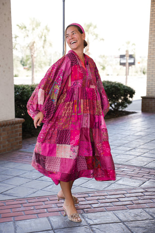 Nilah Patchwork Dress