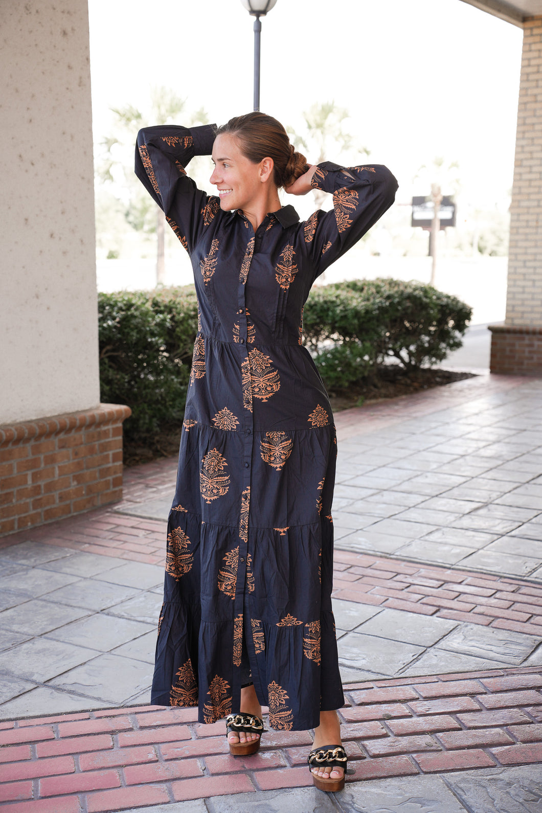 Grace Black Maxi Dress