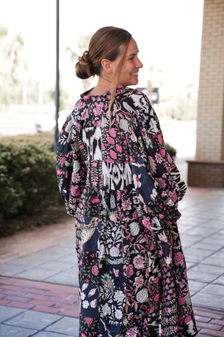 Nilah Patchwork Dress