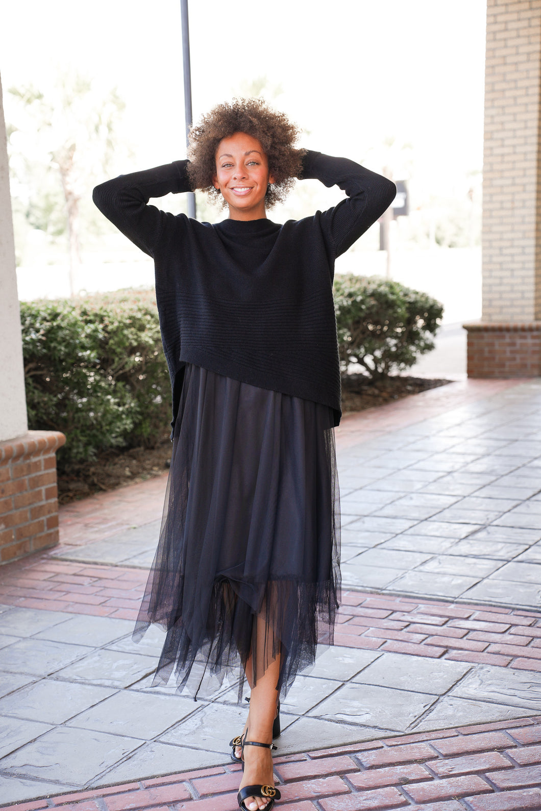 Ribbed Sweater Dress Set