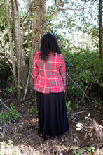 Load image into Gallery viewer, Red Plaid Tweed Blazer
