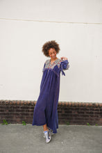 Load image into Gallery viewer, Ramsey Navy Patchwork Dress
