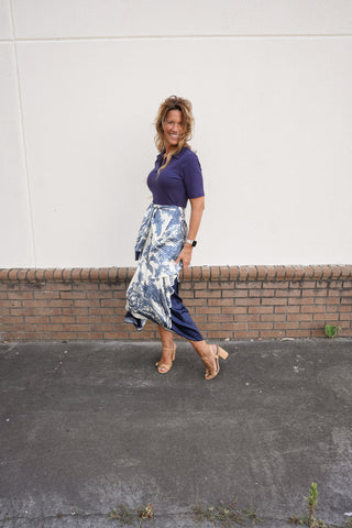 Marina Hanky Hem Dress