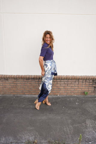 Marina Hanky Hem Dress