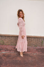 Load image into Gallery viewer, Evelyn Pink Lace Dress
