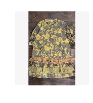 Painted Petals Duster Dress