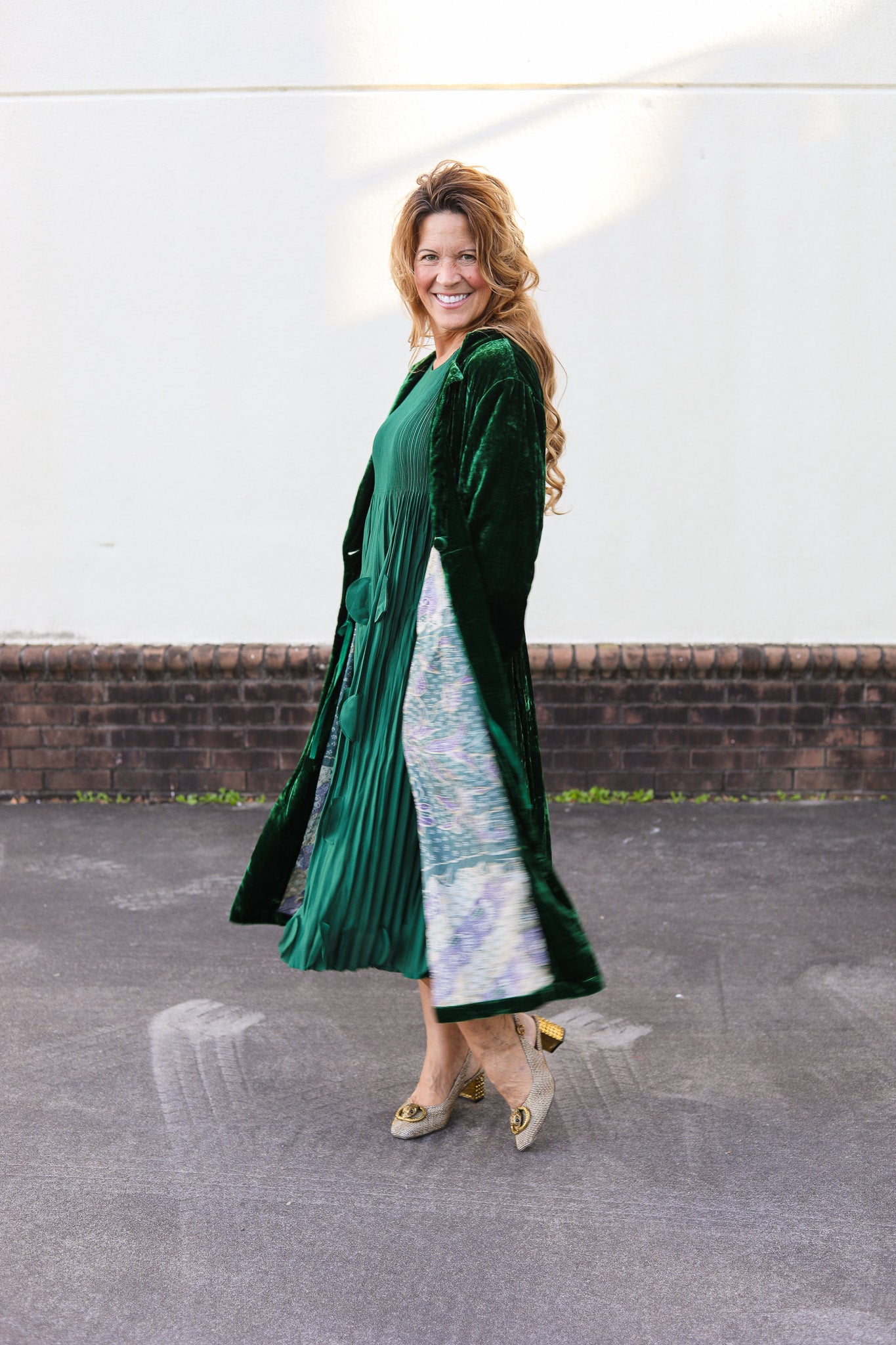 Green Velvet Duster Jacket Green Velvet Duster Jacket