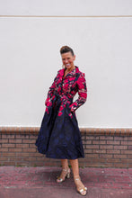 Load image into Gallery viewer, Rosalie Navy Coat Dress
