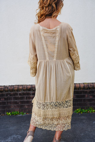 Candlelight Lace Duster Dress