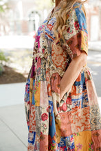 Load image into Gallery viewer, Merry Masquerade Patchwork Dress
