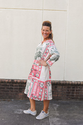 V Neck Sack Dress
