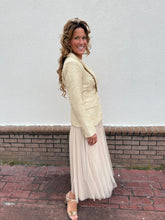 Load image into Gallery viewer, Golden Tweed Blazer
