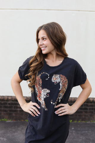 Twin Tiger Tee Dress