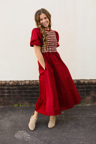 Scarlett Crochet Vest Dress