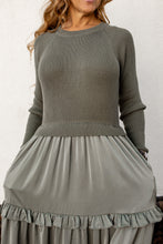 Load image into Gallery viewer, Satin Sweater Dress
