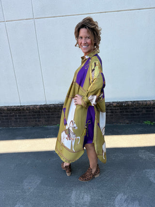 Blair Silky Horse Dress