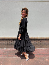 Load image into Gallery viewer, Silky Pleated Bloom Dress
