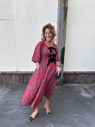 Noel Plaid Dress