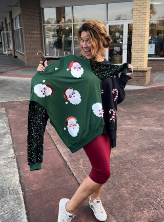Christmas Sequin Sweatshirts