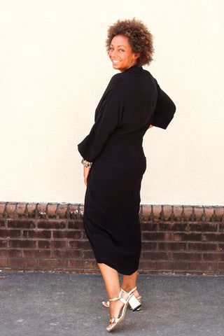 Black Wrap Dress