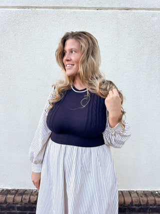 Blanche Sweater Vest Dress