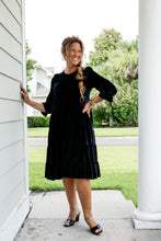 Load image into Gallery viewer, Velvet Tiered Swing Dress
